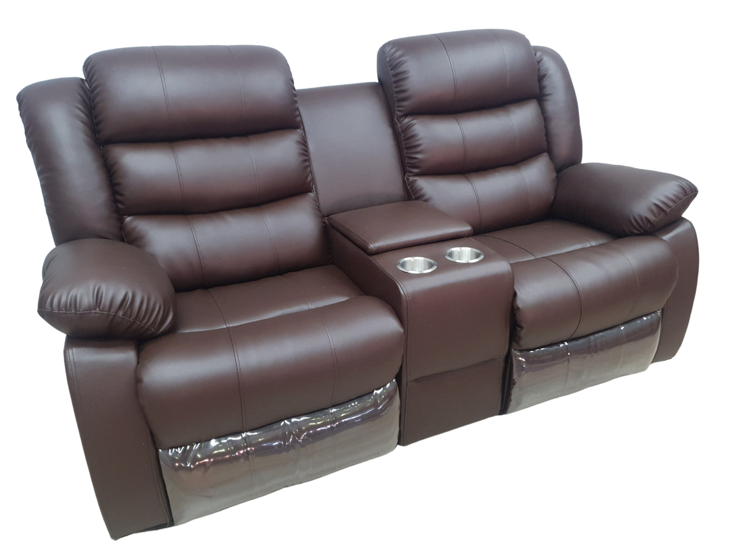 Mopane 100% Genuine Leather 2 Seater Electric Cinema Recliner Chair Sofa