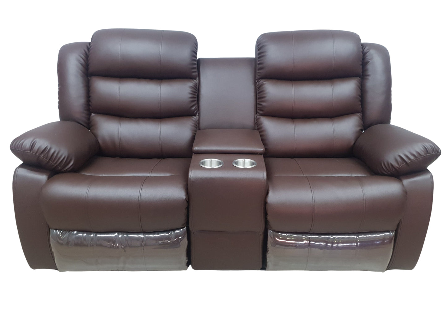 Mopane 100% Genuine Leather 2 Seater Electric Cinema Recliner Chair Sofa