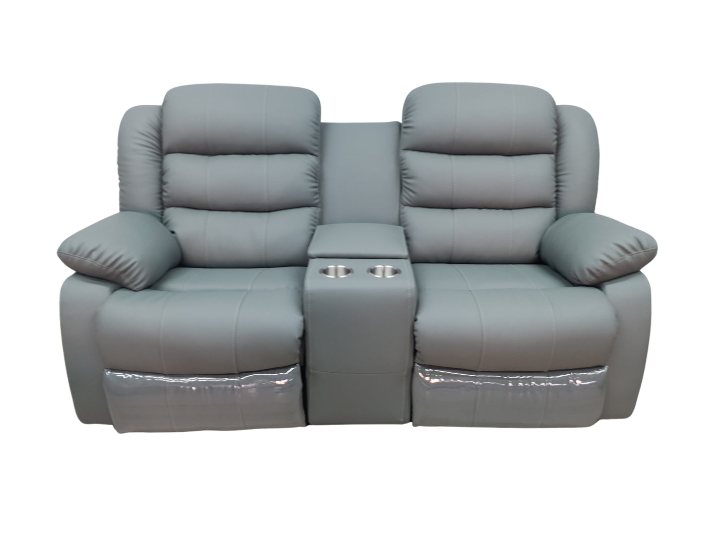 Microfiber Leather 6-Seater Recliner Lounge Set