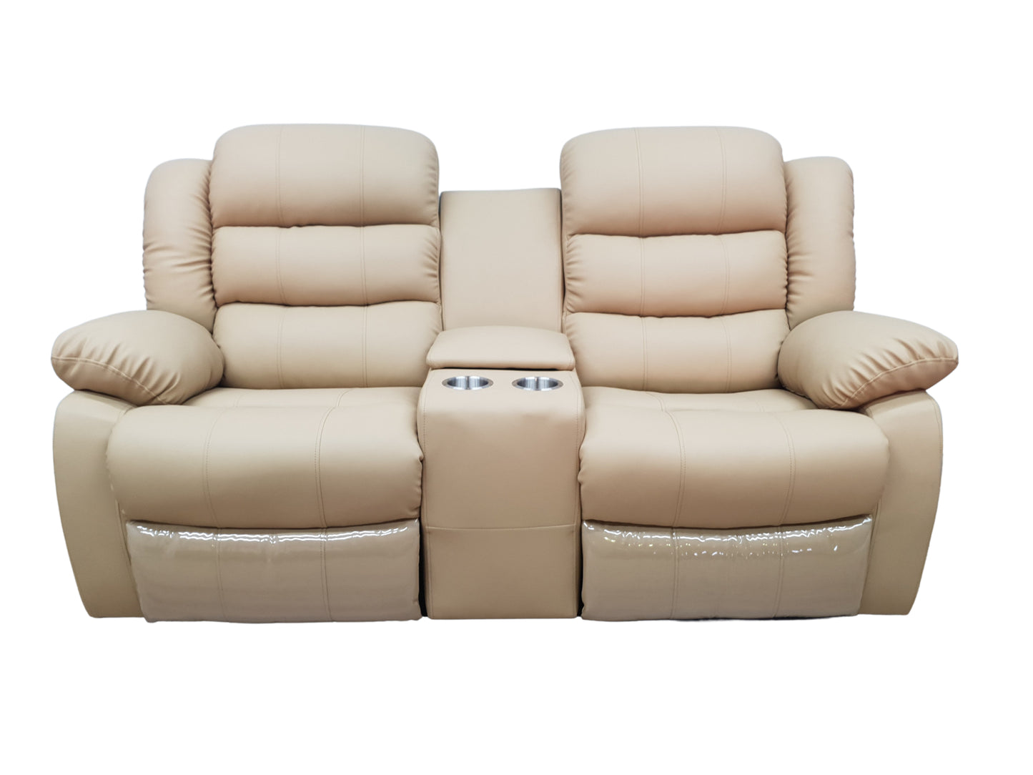 Microfiber Leather 6-Seater Recliner Lounge Set