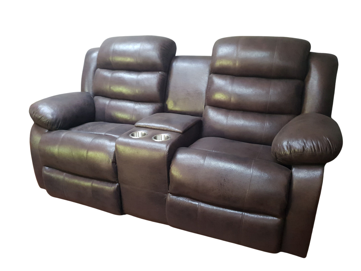 Mopane 100% Genuine Leather 2 Seater Electric Cinema Recliner Chair Sofa