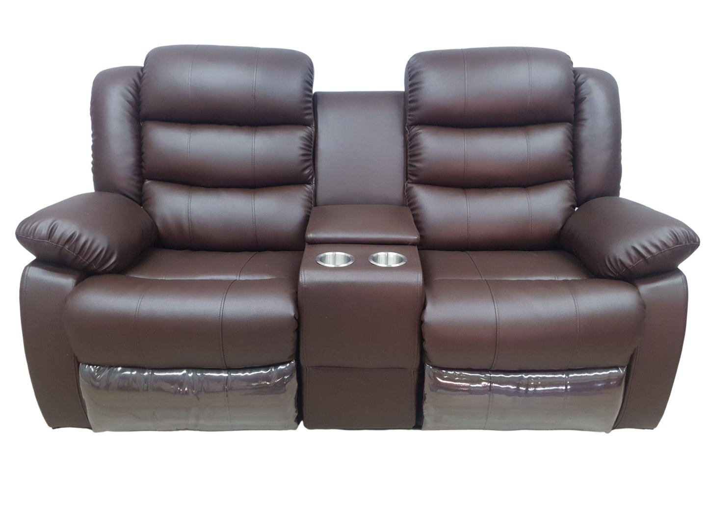 Mopane 100% Genuine Leather 2 Seater Electric Cinema Recliner Chair Sofa