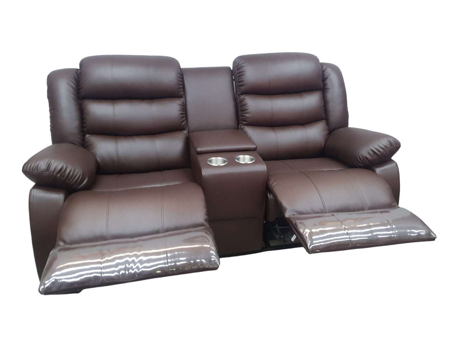 Mopane 100% Genuine Leather 2 Seater Electric Cinema Recliner Chair Sofa