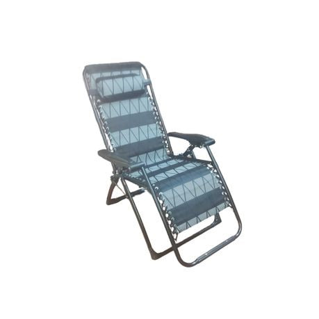 2 Folding Pool / Beach Reclining Chairs with Armrest