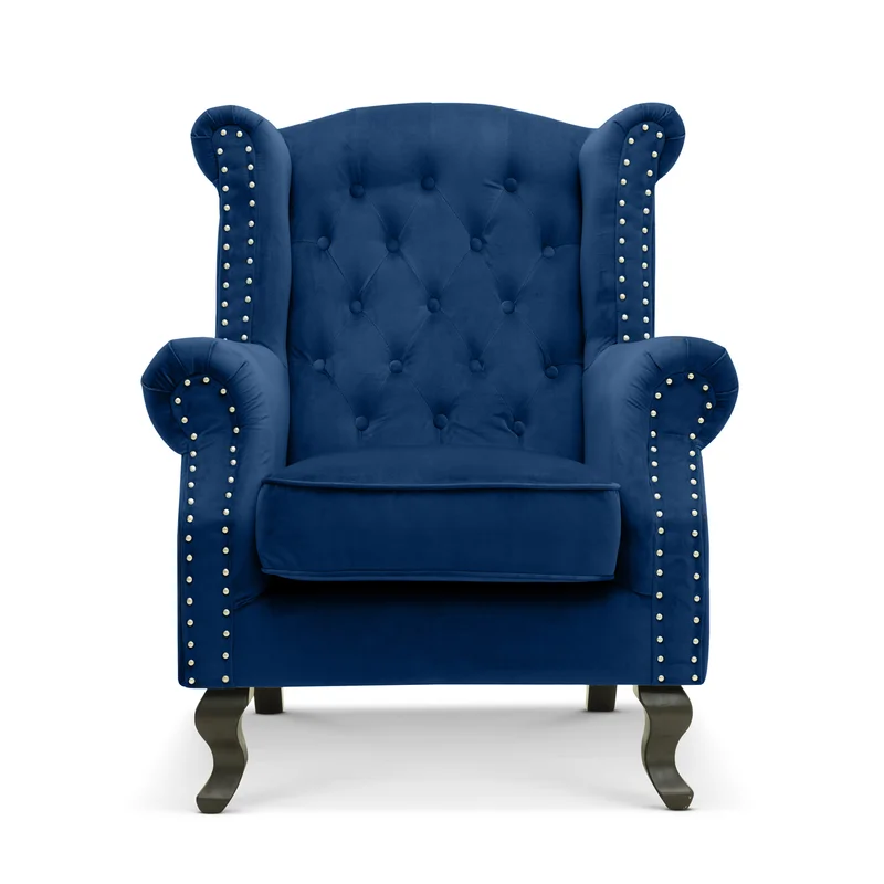 Sydney Velvet Wingback Armchair