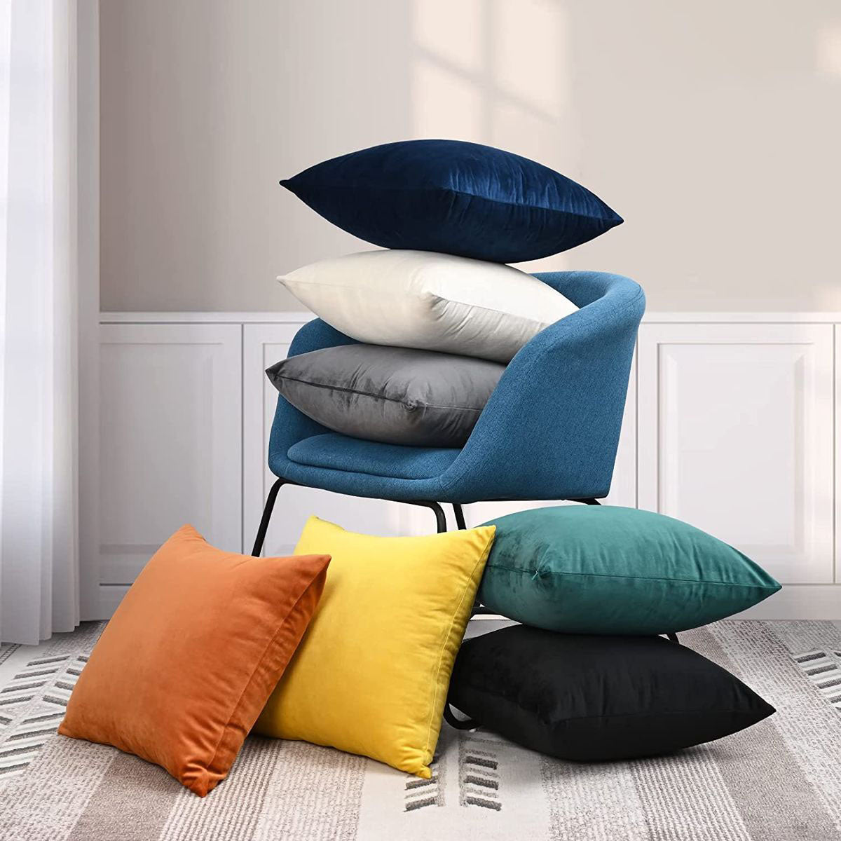 Just Home 2 Pack Throw Pillow Set