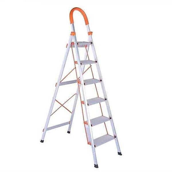 Aluminium 6 Step Household Ladders SD-31588