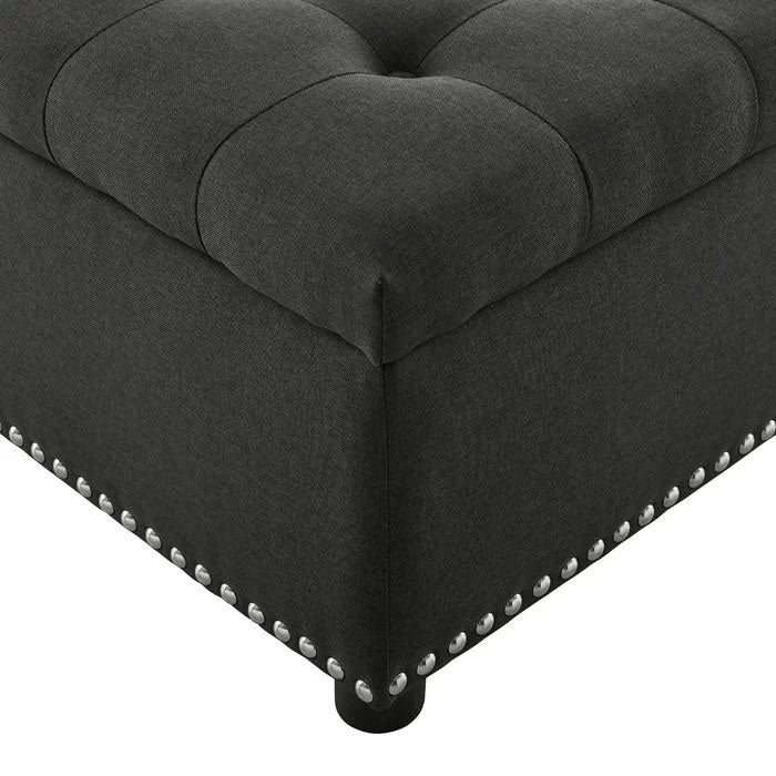 Audel Upholstered Storage Ottoman