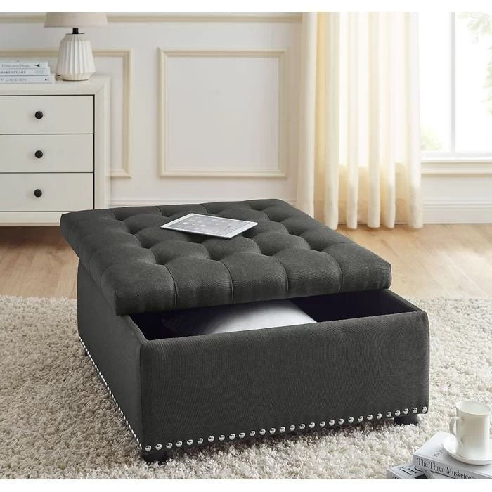 Audel Upholstered Storage Ottoman