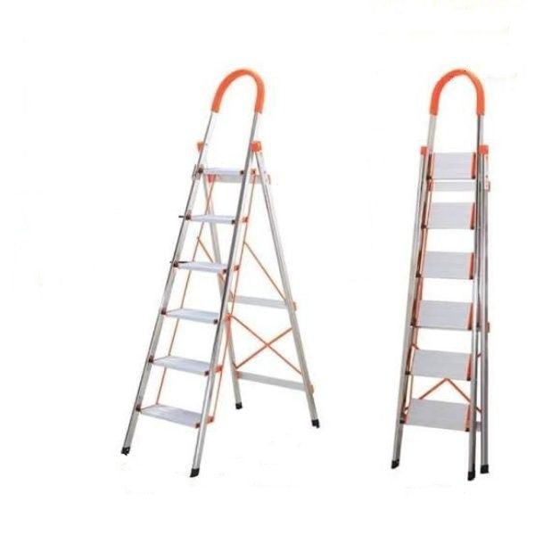 Aluminium 6 Step Household Ladders SD-31588