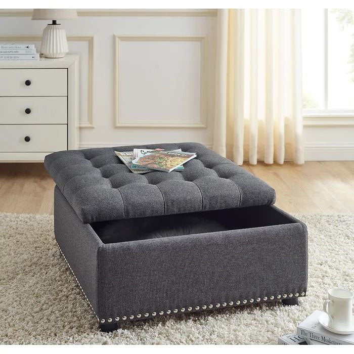 Audel Upholstered Storage Ottoman