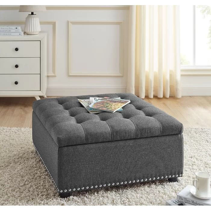 Audel Upholstered Storage Ottoman