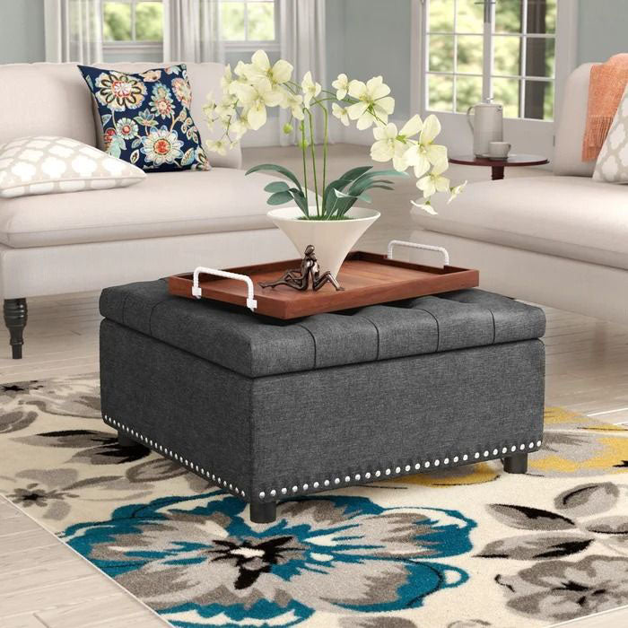 Audel Upholstered Storage Ottoman