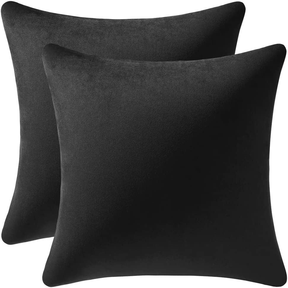 Just Home Velvet Pillow Set