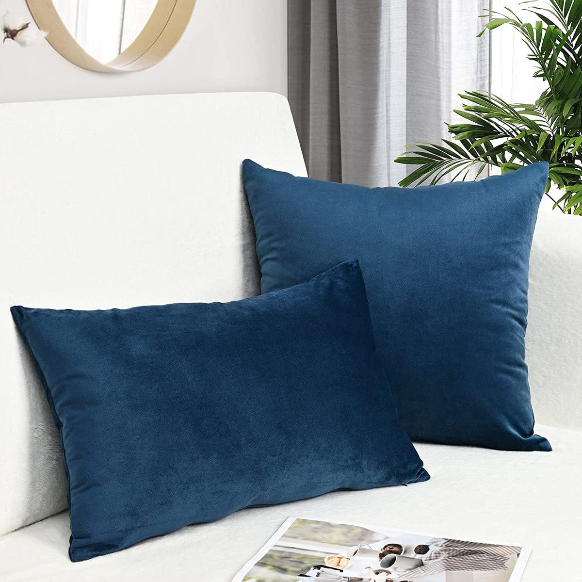 Just Home 2 Pack Throw Pillow Set