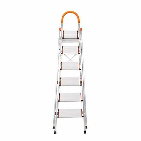 Aluminium 6 Step Household Ladders SD-31588