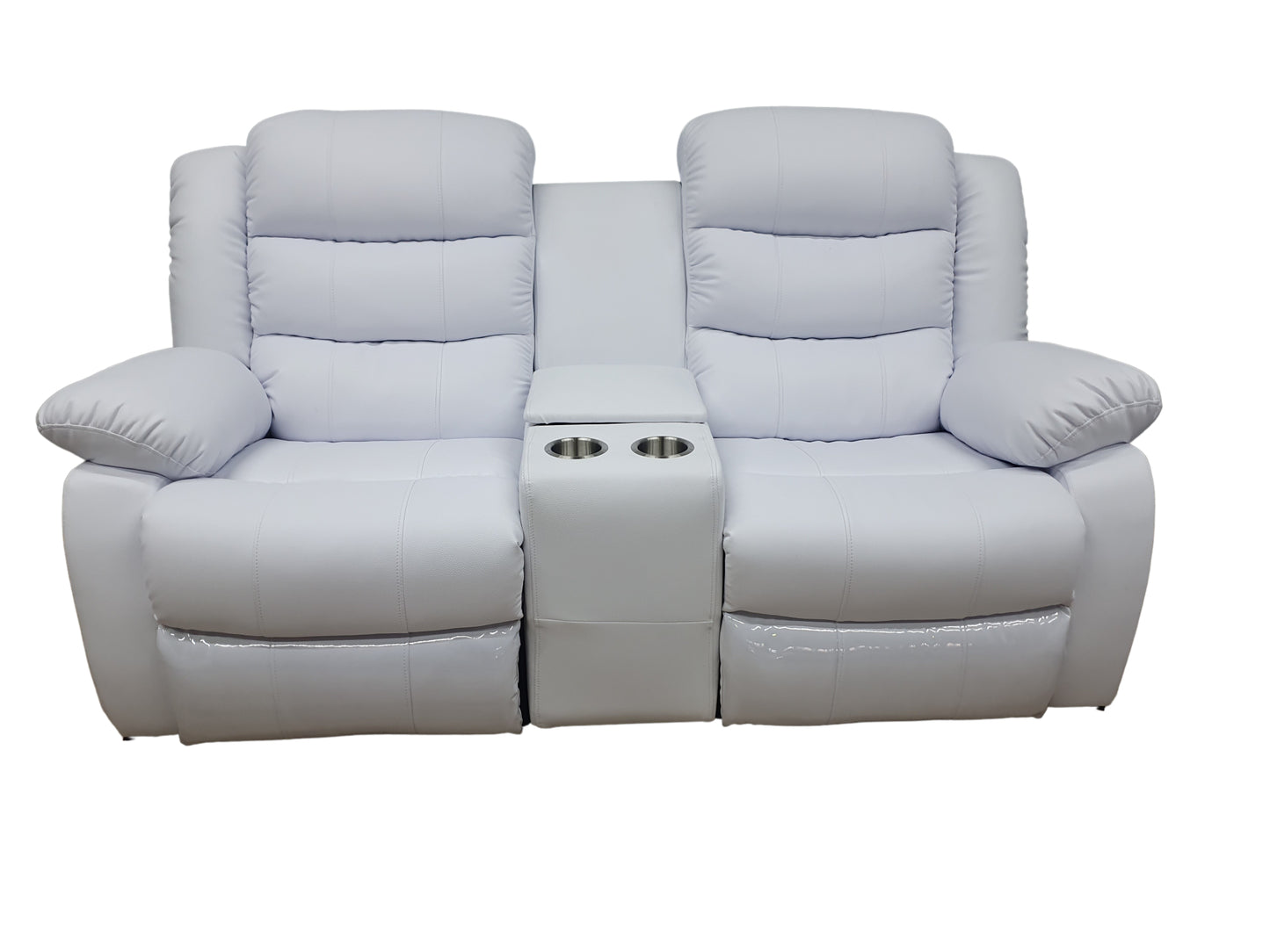 Microfiber Leather 6-Seater Recliner Lounge Set